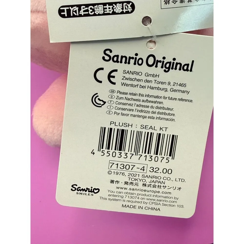 Hello Kitty Ice Friends Pink Seal Plush